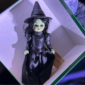 Madame Alexander Green-Faced Witch Doll in Black Outfit